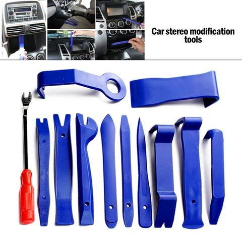 Car Hand Tool Car Disassembly Tools Set DVD Stereo Refit Kits Interior Plastic Trim Panel Dashboard Removal Tool Repair Tools ► Photo 1/6