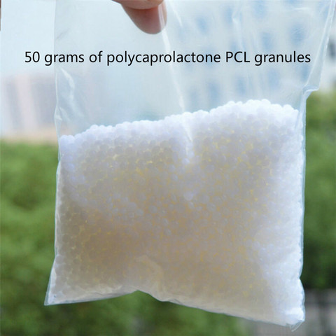 1 pack of 50g polycaprolactone particles, polycrystalline thermoplastic polycrystalline particles, high quality ► Photo 1/5