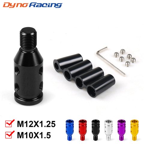 Universal Car Manual Gear Shift Knob Adapter For M10x1.5/M12x1.25 Thread Aluminum Alloy ► Photo 1/6