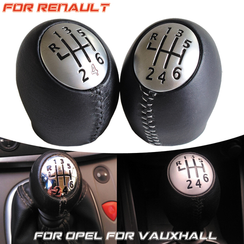 Car Styling For Renault Laguna Megane Scenic For Vauxhall Opel VIVARO For Nissan INTERSTAR 6 Speed Gear Shift Lever HandBall ► Photo 1/6