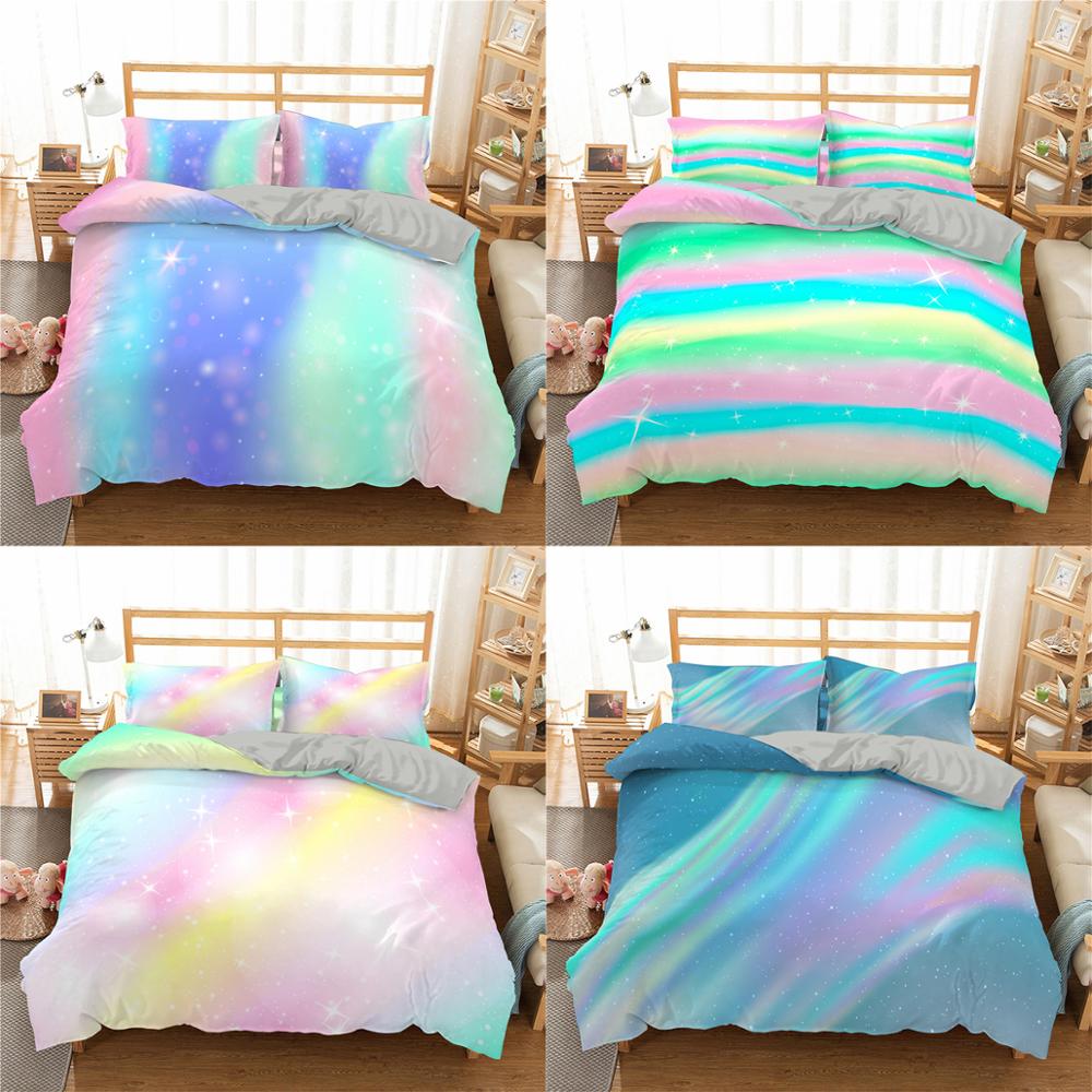 Kids Colorful Glitter Bedding Set, The Shining Duvet Cover