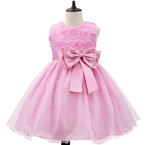 Christmas Children Dress Pearls Princess Dress Flower Girls Wedding Dress Kids Dresses 3-10 Years Halloween Girls Party Dress ► Photo 1/6