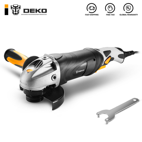 DEKO DKAG25LD1 220V 125mm 11000r/min Electric Angle Grinder Power Tool Angular Grinding Cutting Grinding ► Photo 1/5