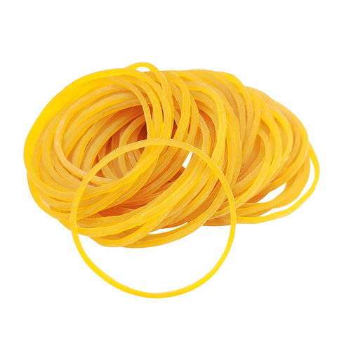 200X Sturdy Rubber Bands Yellow Bank Paper Bills Money Dollars Elastic Stretchable Bands Natural Ring for School Office Supplies ► Photo 1/6