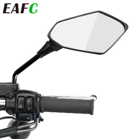 2Pcs/Pair Motorcycle Rearview Mirror Scooter E-Bike Rear View Mirrors Back Side Convex Mirror 8mm 10mm Carbon Fiber ► Photo 1/6