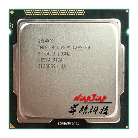 Intel Core i3-2100 i3 2100 3.1 GHz Dual-Core CPU Processor 3M 65W LGA 1155 ► Photo 1/1