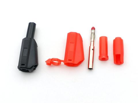 2pcs copper 4MM BANANA Plug for Multimeter Test Probes connector adapter ► Photo 1/5