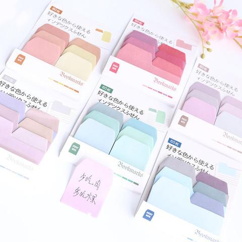 60 Pages Cute Kawaii Memo Pad Sticky Notes Stationery Sticker index Posted It Planner Stickers Notepads Office School Supplies ► Photo 1/6