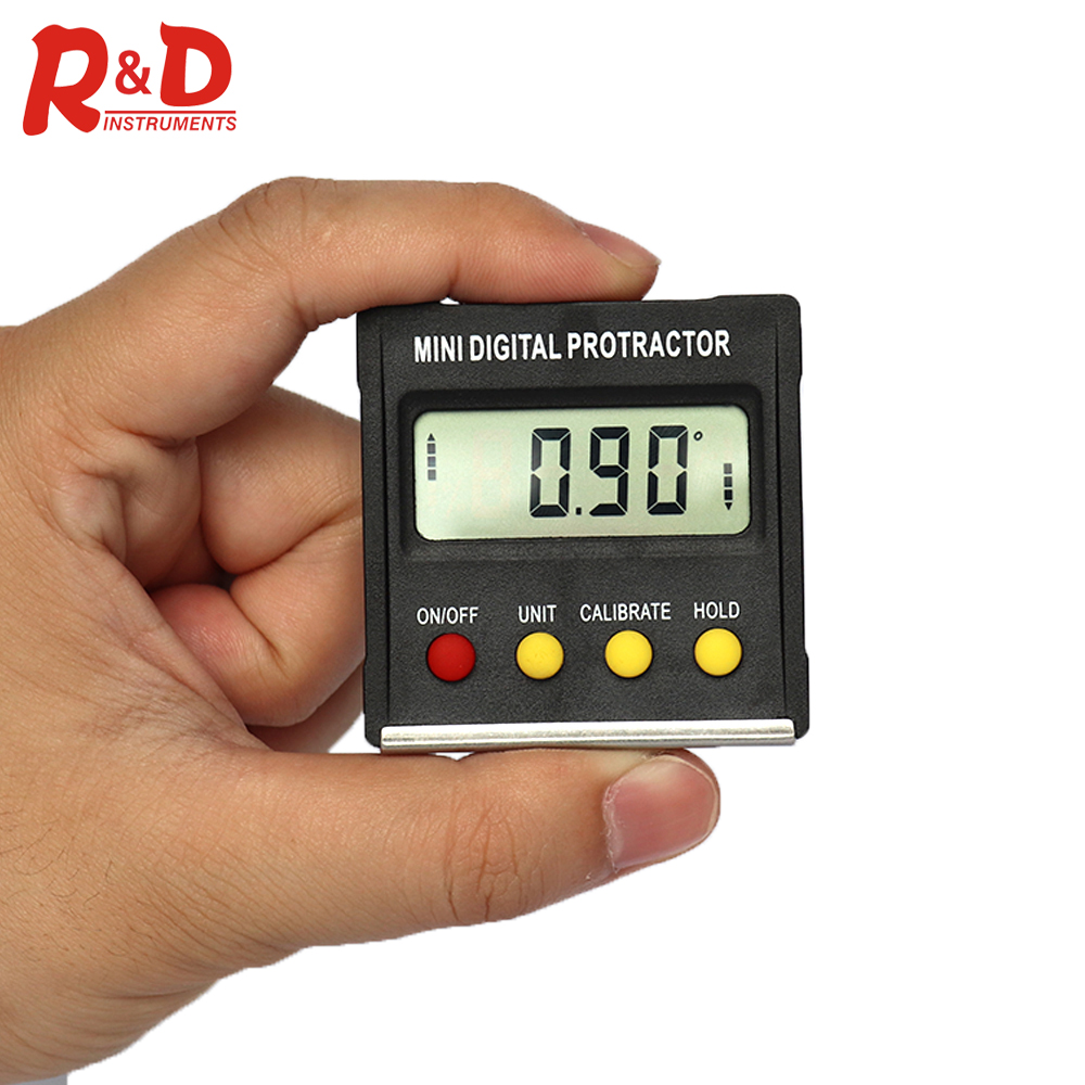 360 Degree Magnetic Digital Inclinometer Level Box Gauge Angle Meter Finder