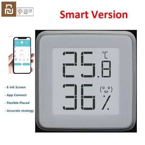 Youpin miaomiaoce Thermometer Temperature Humidity Sensor with LCD Screen Digital E-ink electronic ink screen ► Photo 1/6