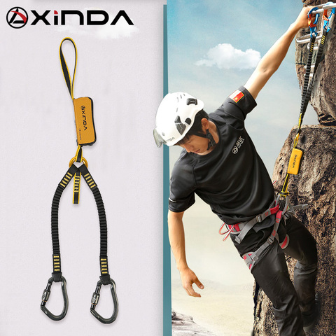 XINDA Professional High Altitude  Protective Safety Belt Sling Lanyard With Hook High Strength Wearable Anti Fall Off ► Photo 1/6