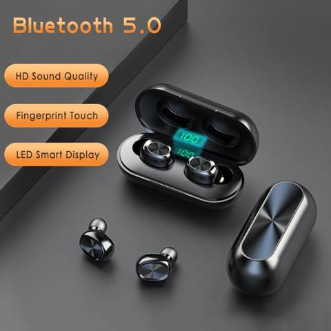 B5 Wireless Earphones TWS Earphone Bluetooth Fitness Headsets In Ear Earbuds Mic For Mobile Phone For Xiaomi Oneplus Earpiece ► Photo 1/6