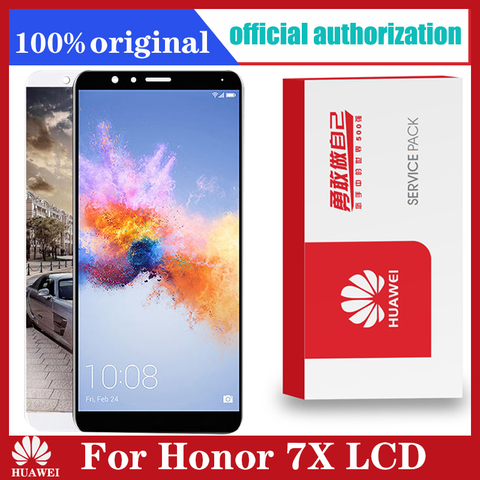 Original For Huawei Honor 7X LCD Display Touch Screen Digitizer Assembly Replacement Screen Huawei Honor7X BND-AL10 BND-L21/L22 ► Photo 1/3