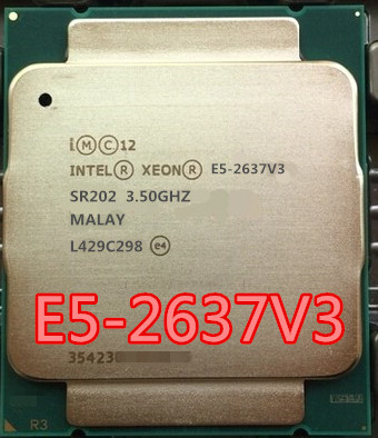 E5 2637 V3 Intel Xeon E5-2637V3 3.5GHz Quad-Core 15M LGA2011-3 135W DDR4 2133MHz E5 2637V3 Free Shipping ► Photo 1/1