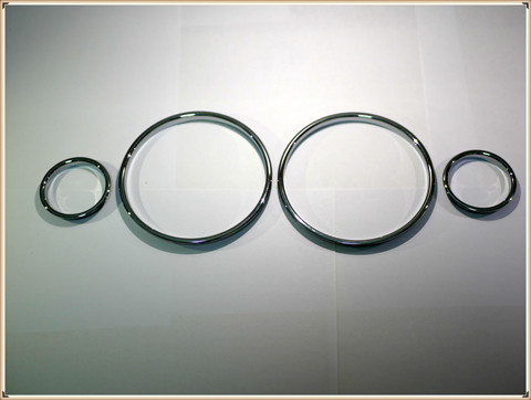 Chrome Speedometer Gauge Dial Rings Bezel Trim Tacho Ring for Vauxhall/Opel Astra G MK4 / Vauxhall/Opel Zafira A MK1 98-05 ► Photo 1/6