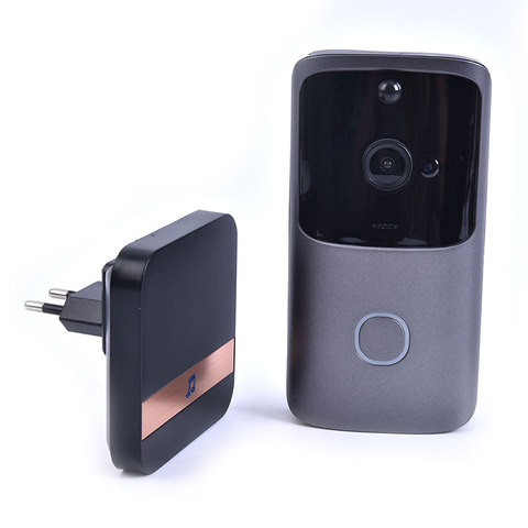 Wireless WiFi Video Doorbell Smart Door Intercom Security 720P Camera Bell ► Photo 1/6