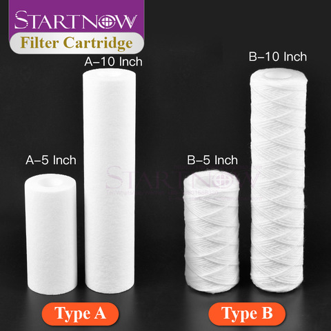 Filter Cartridge Water Purifier 5 / 10 Inch 5-Micron Sediment PP Cotton or Wire Wound For Water Chiller Water Filter System ► Photo 1/5