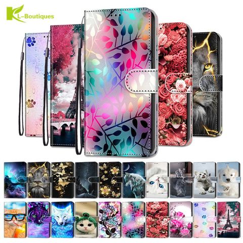 Leather Case For Xiaomi Redmi Note 9 Pro Case Etui Flip Cover Wallet Phone Cases For Xiomi Redmi Note 8 8T 7 6 5 Pro 9S 4X Case ► Photo 1/6