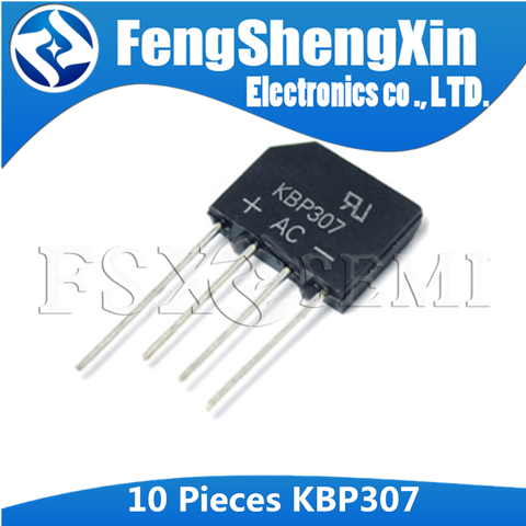 10pcs/lot KBP307 3A700V KBP 307 Rectifier bridge KBP307 Rectifiers DIP-4 ► Photo 1/6