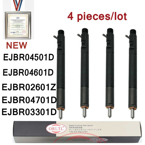 4PC Diesel Fuel Injector  EJBR04501D, EJBR03301D  EJBR04601D, EJBR02601Z ,EJBR04701D A6640170121 For Delp hi SSANGYONG Euro 3 ► Photo 1/6