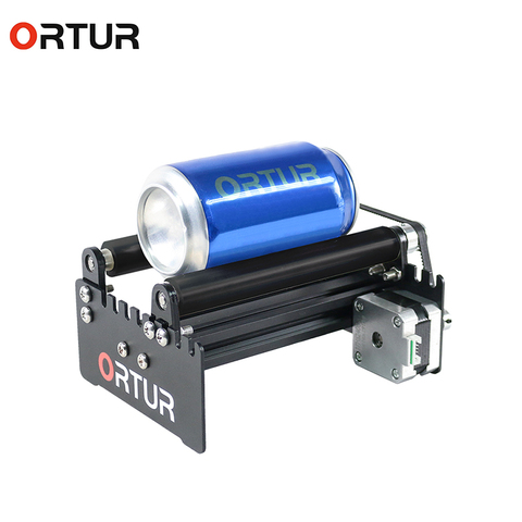 ORTUR 3d Printer Laser Engraving machine Y-axis Rotary Roller Engraving Module for Engraving Cylindrical Objects Cans ► Photo 1/6