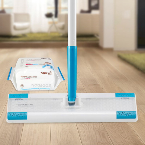 Floor Wipe Disposable Dust Flat Mops with 25 Dry Refill Floor Wipes Pads for Wood Tile Laminate Floor Sweeper Broom Clean Tools ► Photo 1/6