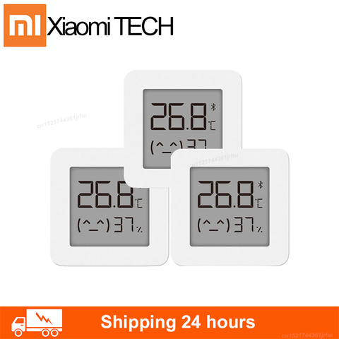 [Latest version] original xiaomi mi mijia Bluetooth thermometer 2 wireless intelligent electronic digital hygrometer mini thermo ► Photo 1/6