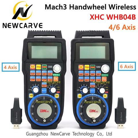 XHC CNC Handwheel Wireless Mach3 MPG Pendant Handwheel For Milling Machine 4 6 Axis MPG WHB04B-4 WHB04B-6 NEACARVE ► Photo 1/6
