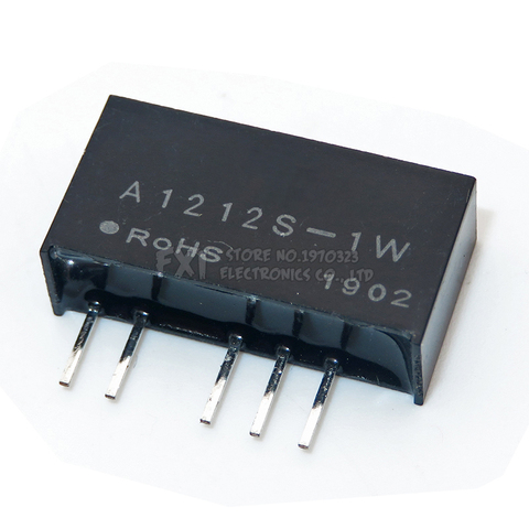 A1212S-1W 2W A1212S DIP4 ZIP4 DC-DC regulated power supply module 12v to 12v brand pumuddsy Isolating Switching Power Supply ► Photo 1/2