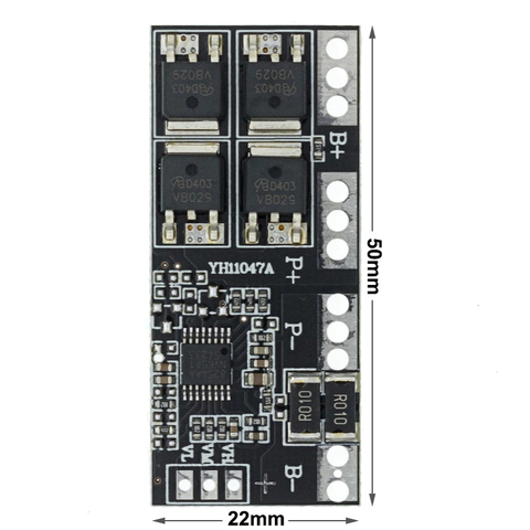 1PCS 4S 30A Li-ion Lithium Battery 18650 Charger Protection Board 14.4V 14.8V 16.8V 4S BMS (Hei) C73 ► Photo 1/6