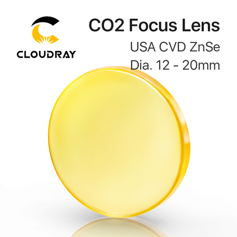 Focus Lens USA CVD ZnSe DIA 12 15 18 19.05 20 FL 38.1 50.8 63.5 76.2 101.6 127mm for CO2 Laser Engraving Cutting Machine ► Photo 1/6