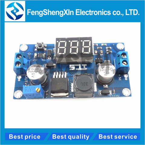 DC-DC XL6009 Digital Boost Step Up Power Supply Module Adjustable 4.5-32V to 5-52V Step-up Voltage Regulator With LED Voltmeter ► Photo 1/3