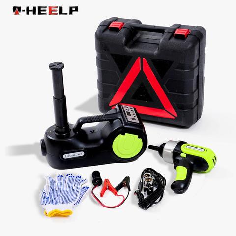 E-HEELP 3 in 1 Car Electric Hydraulic Jack with Inflator Pump LED Electric Impact Wrench Multifunctional Digital Jack A03 ► Photo 1/6