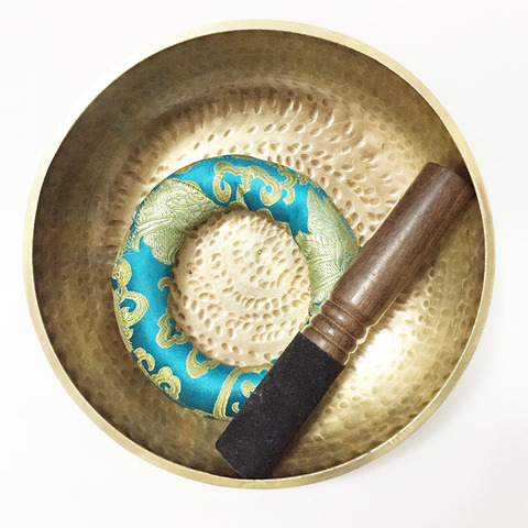 Handmade Tibetan Singing Bowls 7 size Himalayan Buddha Yoga Meditation Bowls with Mallet/Cushion ► Photo 1/5