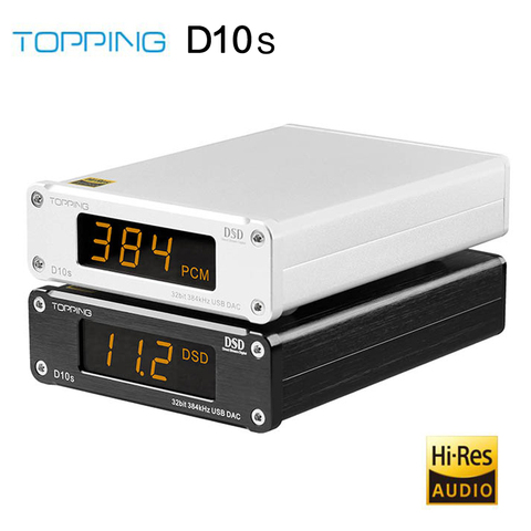 TOPPING D10s MINI Digital USB DAC XMOS XU208 ES9038Q2M PCM384KHz DSD256 Audio HIFI Decoder D10 ► Photo 1/6
