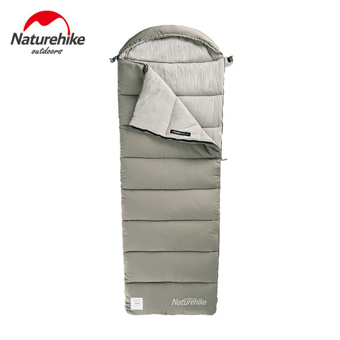 Naturehike  Envelope Hooded Cotton Sleeping Bag Washable Splicable Double-Person Tent Camping Portable Sleeping Bag ► Photo 1/6