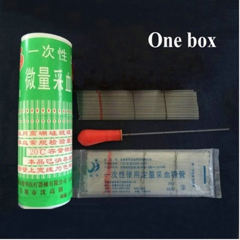 1box (400pcs) 20ul 40ul 60ul 80ul 100ul glass disposable blood collection vessel glass capillary tube micro capillary pipette ► Photo 1/2