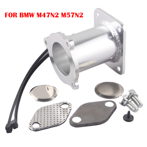 Aluminum EGR BLANKING BYPASS for bmw 5 series E60 E61 E61N 520i 525d 530d 535d remove egr delete kits ► Photo 1/1