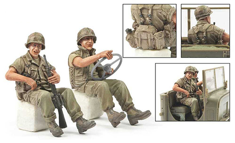 1/35 modern Truck Driver Crews  include 2 rest  Resin figure Model kits Miniature gk Unassembly Unpainted ► Photo 1/1