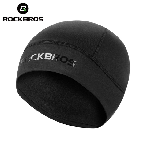 ROCKBROS Winter Cycling Cap Windproof Warm Thermal Fleece Bike Cap Running Skiing Motocycle Hat Woman MTB Bike Cycling Headwear ► Photo 1/6