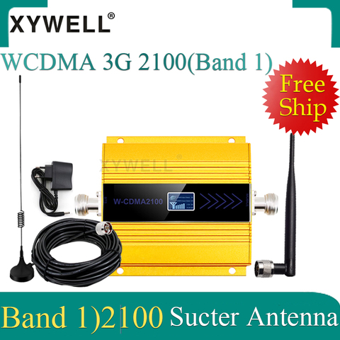Hot! 3G WCDMA 2100MHz Mobile Phone Signal Booster 3G 2100MHz UMTS Signal Repeater Cell Phone WCDMA Amplifier with Sucker Antenna ► Photo 1/6