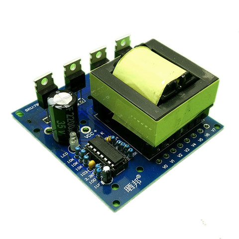 500W Inverter Boost Board Transformer Power DC 12V /16v TO AC 18V 220V 380V Car Converter ► Photo 1/1