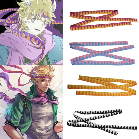 Caesar Anthonio Zeppeli Headwear Cosplay Props Unisex Halloween JoJo's Bizarre Adventure Headband Hair Band ► Photo 1/5