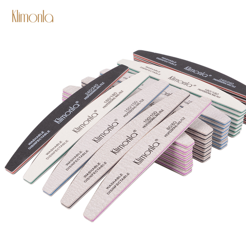 3Pcs/lot Professional Manicure Set 80/100/150/180/240 Grit Gel Polishing Nail Files Grinding Buffer Nails Trimming Tools ► Photo 1/6