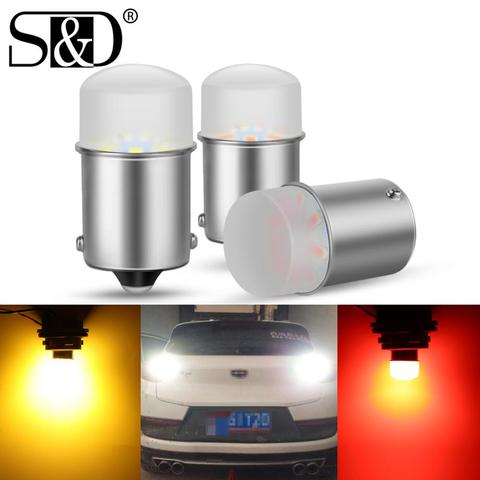 1Pc 1156 BA15S P21W Led Bulbs 1157 BAY15D P21/5W Led Light R5W R10W Car Fog Lights DRL Turn Signal Lamp 12V White Red Yellow ► Photo 1/6