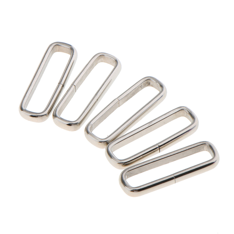 5Pcs Stainless Steel Watch Strap Retaining Keeper Hoop Loop Buckle Holder Ring ► Photo 1/6