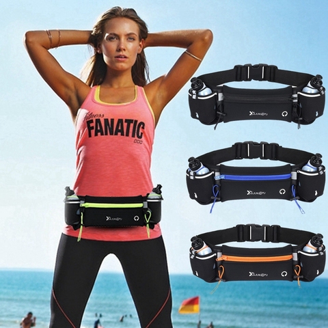 Running Waist Bag Profession Marathon Running Bag Water Bottle Outdoor Sports Men Women Belt Phone Fanny Pack Fitness Waist Pack ► Photo 1/6