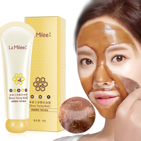 Honey tearing mask Peel-off Mask Tearing Shrinks Pores Mask Remove Peel Off Dead Skin oil control Clean Pores face Skincare mask ► Photo 1/6