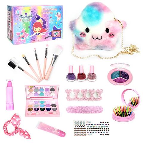 Buy Online Kids Play Fashion Cosmetics Toy Make Up Set Safe Washable  Children's Makeup Box Princess Beauty Pretend Play Toys For Girl Kids ▻  Alitools