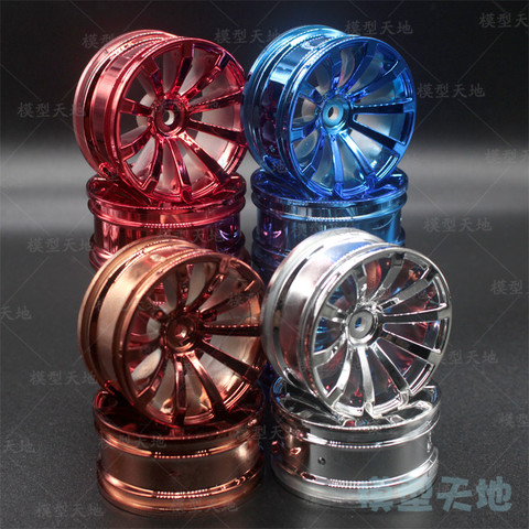 4pcs 1/10 On-Road Drift Sports Car 52*26MM Plating Wheel Hub 1.9Inch Climb Car Wheel Rim For HSP Tamiya HPI Kyosho TT02 D4 605 ► Photo 1/1